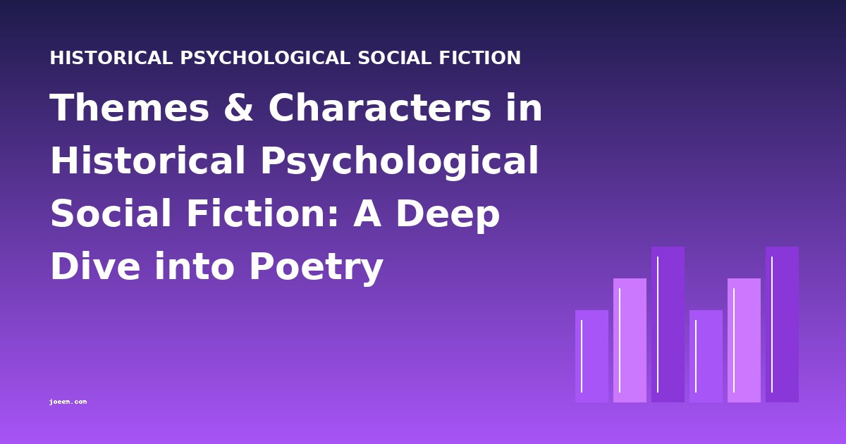 Themes & Characters in Historical Psychological Social Fiction: A Deep Dive into Poetry Collections
