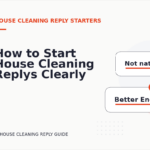 How to Start House Cleaning Replys Clearly