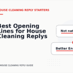 Best Opening Lines for House Cleaning Replys