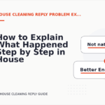 How to Explain What Happened Step by Step in House Cleaning Reply English