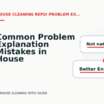 Common Problem Explanation Mistakes in House Cleaning Reply English