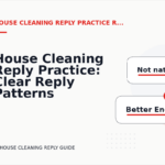 House Cleaning Reply Practice: Clear Reply Patterns