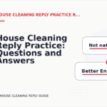 House Cleaning Reply Practice: Questions and Answers